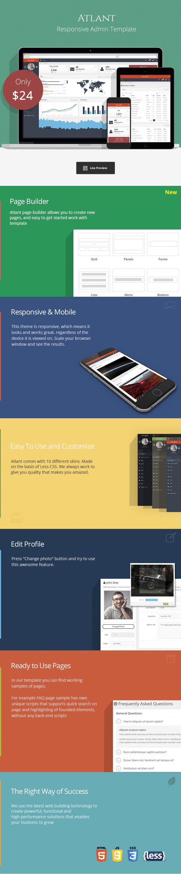 Atlant - Bootstrap Admin Template - 2