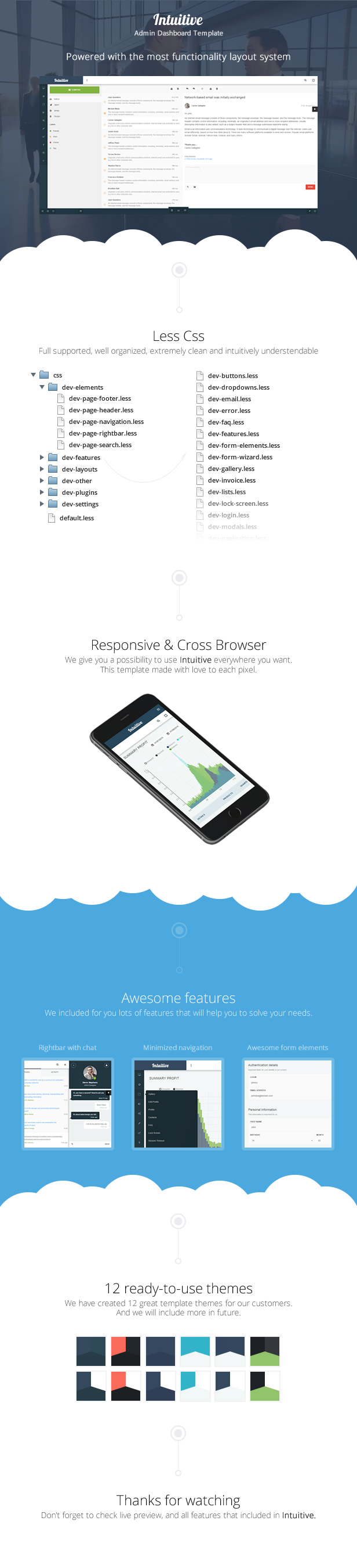 Intuitive - Bootstrap Admin Dashboard Template